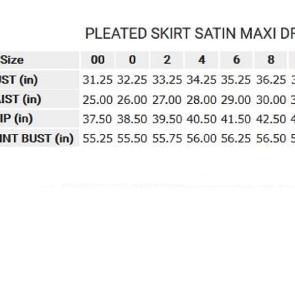 After Six 1521...Pleated Skirt Satin Maxi Dress with Pockets..Aubergine..Size 8 - Picture 5 of 6